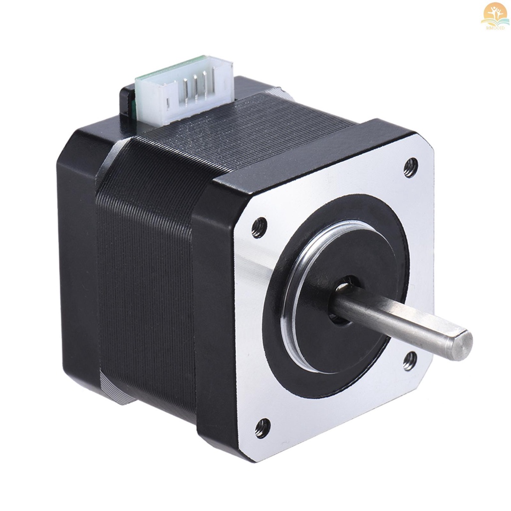 In Stock 1pcs Nema 17stepper Stepping Motor Drive Control 2phase 1.8 Derajat 0.9A 0.4N.M 42mm Dengan Kabel Timah 90cm 3D Printer/CNC Pengganti Aksesori