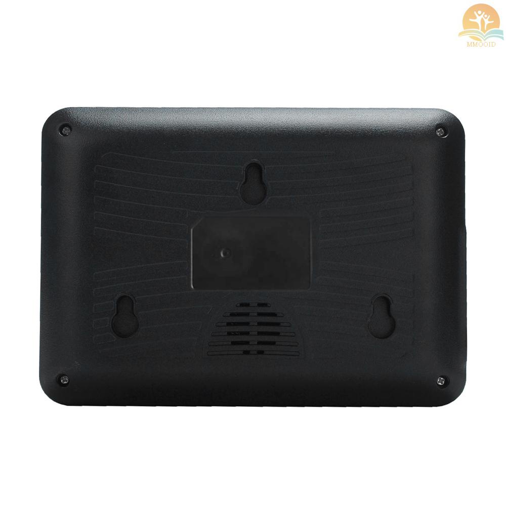 In Stock Cerdas Biometrik Fingerprint Password Mesin Absensi Karyawan Perekam Cek-in Perekam 2.4 inch TFT LCD Screen DC 5V Jam Absensi