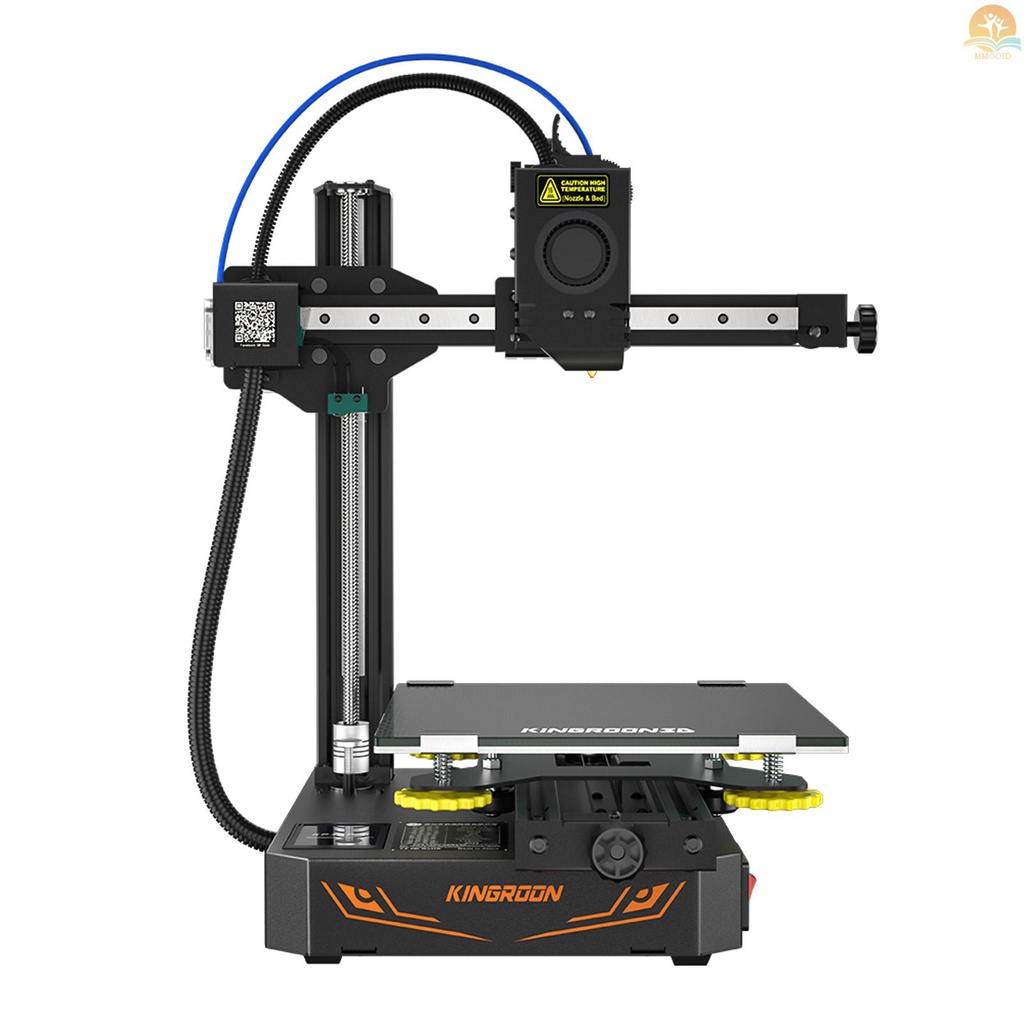 In Stock KINGROON KP3S Pro 3D Printer Dengan Titan Extruder XZ axis Linear Guide Rel Platform Kaca Touchscreen Carborundum Dukungan Resume Printing Deteksi Filamen 3D Printing M