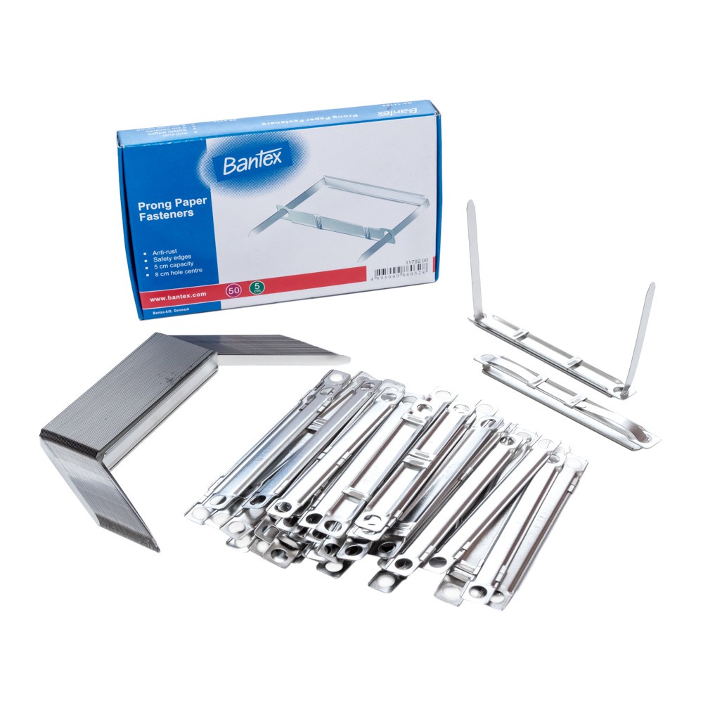 

[Artomas] Bantex Prong Paper Fasteners (50 pcs) 11792 00