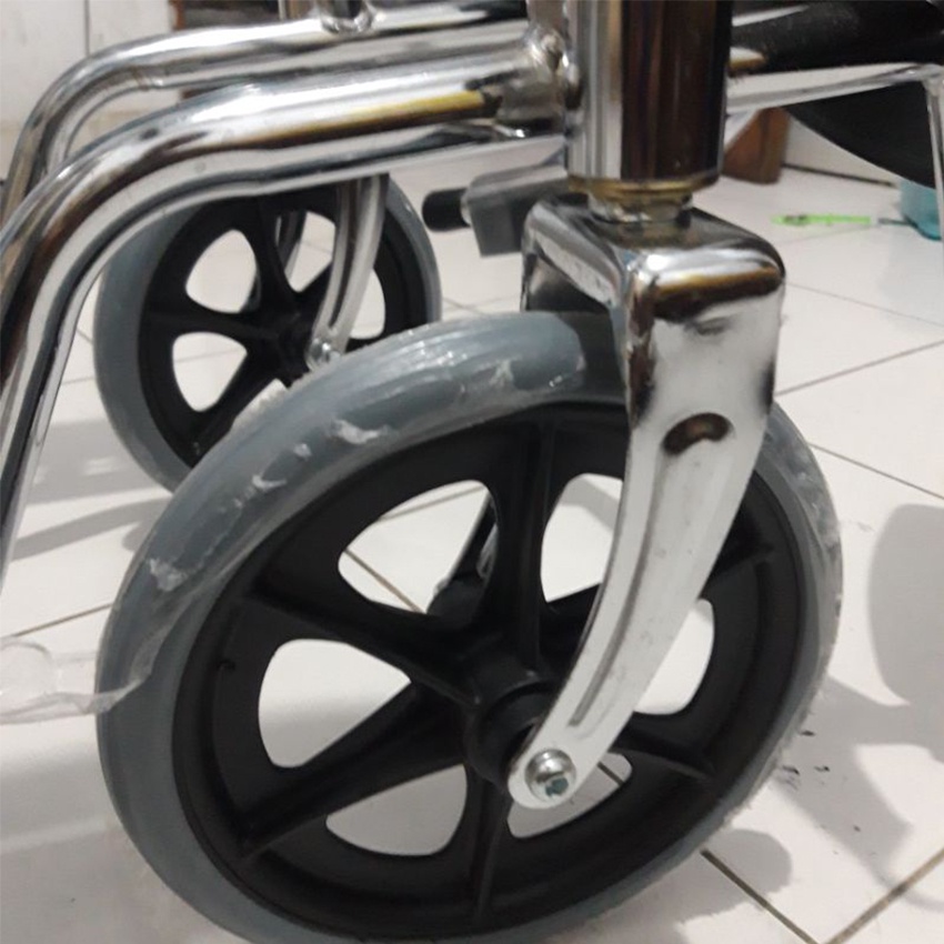 ISA roda depan kursi roda 8 inch - Kursi Roda "Diameter Full 20 Cm" - Roda Kursi Roda - Roda Bagian