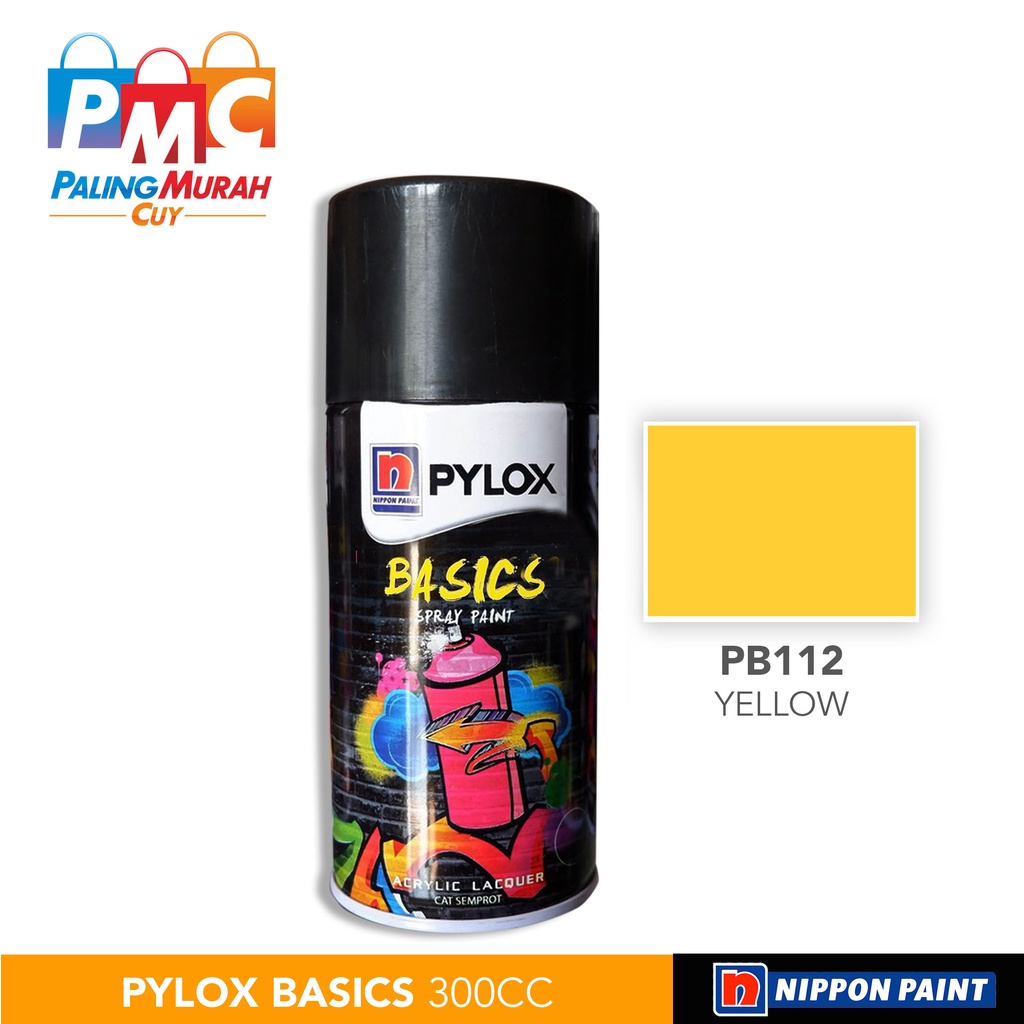 

Cat Semprot Nippon Paint PYLOX BASICS 300cc - PB112 Yellow