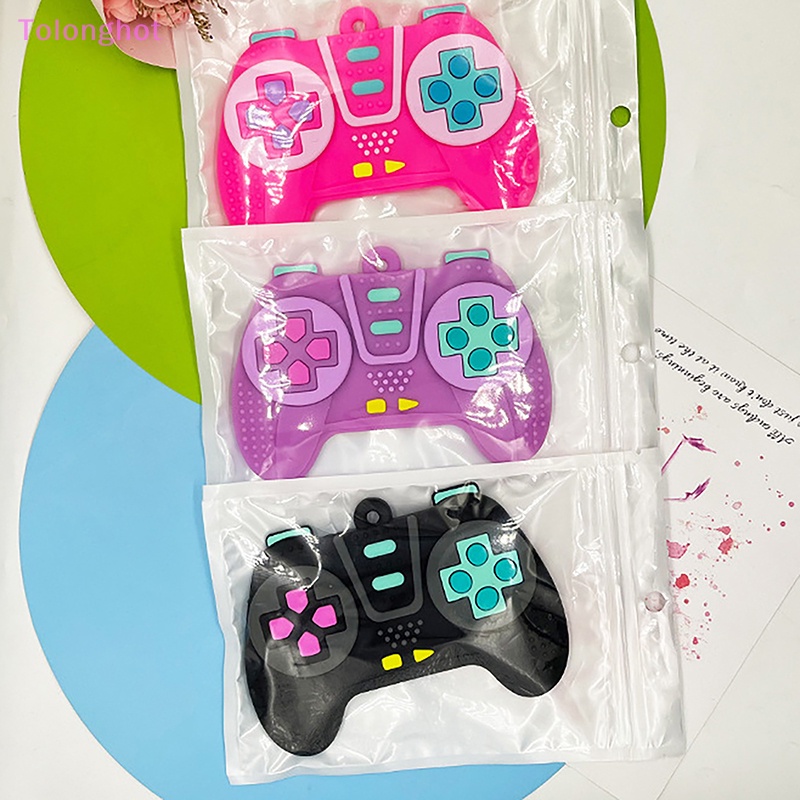 Tolonghot&gt; 1PC Mainan Bayi Silikon remote control silicone game controller teether Bayi teether Bayi Tumbuh Gigi Sumur