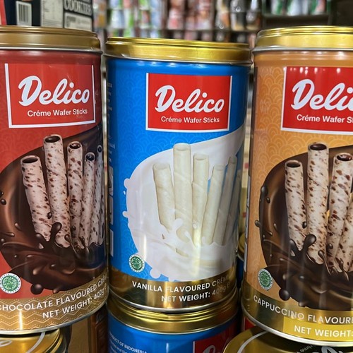 

Delico Creme Wafer Stik Astor 400 Gram Halal