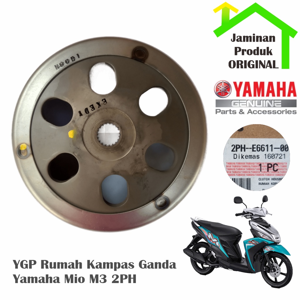 Rumah Mangkok Kampas Ganda Otomatis Kopling Mio125 M3 Ori Yamaha
