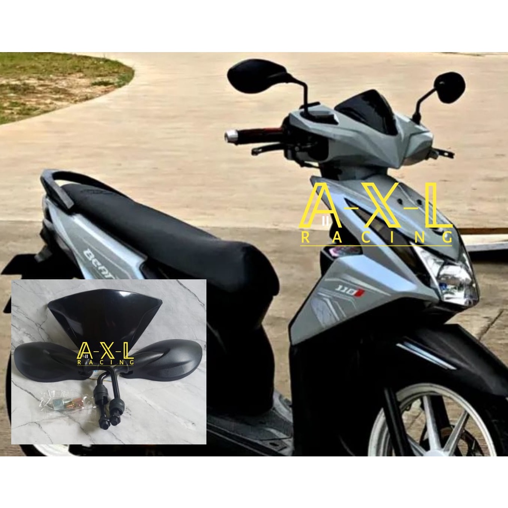 PAKET VISOR PLUS SPION HONDA BEAT FI 2012 SAMPAI 2015