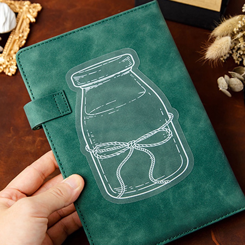 [Grosir] Diy Nota Timbul Dekorasi Sticker/Botol Timbul Transparan Film Plastiksimple/Tas Penyimpanan Spesimen Tanamanhomemade/Creative Transparent PET Dry Flower Bookmark