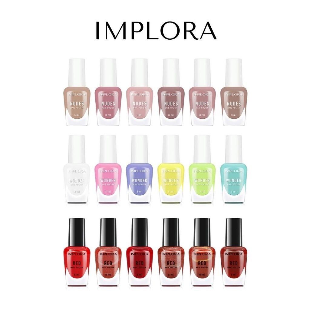 IMPLORA kutek isi 6/ nail polish / cat kuku box (6pc) MOSHCO