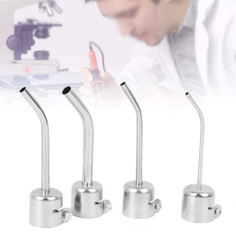 Nozzle Las Dipanjangkan Mulut Lengkung ID3-8mm Nozzle Silver High Quality