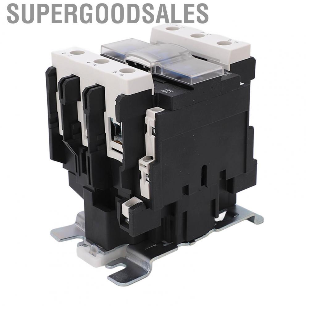 Supergoodsales Electric Contactor AC Sensitive Stable Performance Control Load 220V for Power Distribution Iatrical Equipment