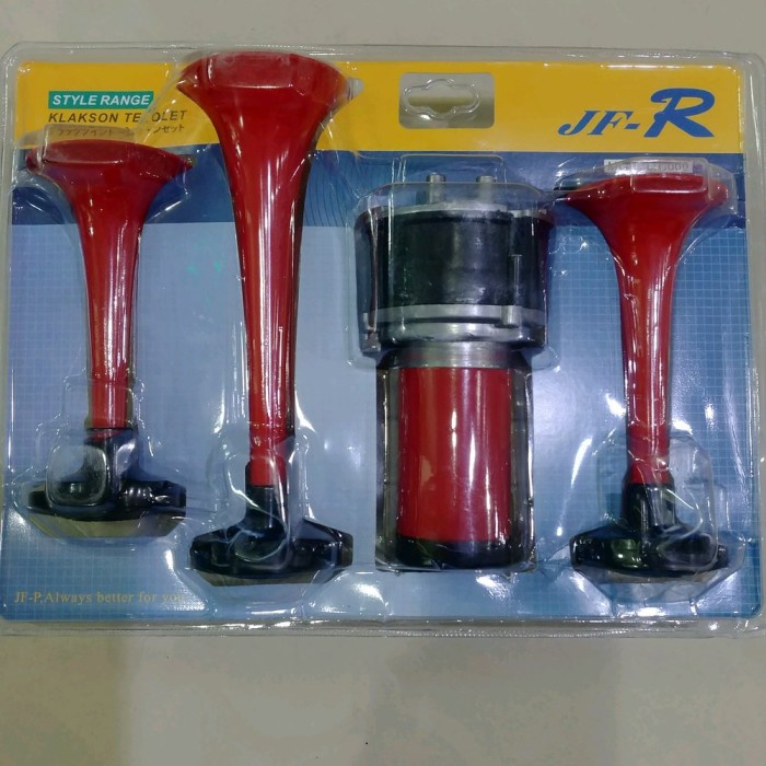 klakson trompet terompet 3 corong telolet 12 volt dinamo