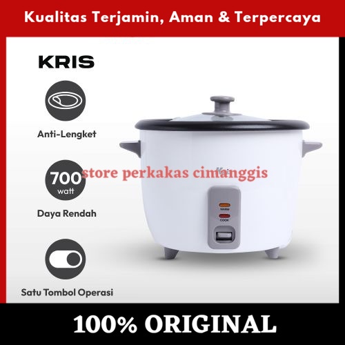 Kris 1.8 Ltr Rice Cooker Manual - Putih
