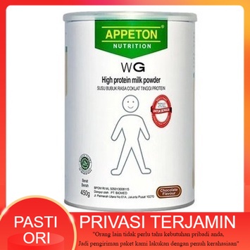 

Susu Appeton Wg Weight Gain Adult 450 Gr Coklat