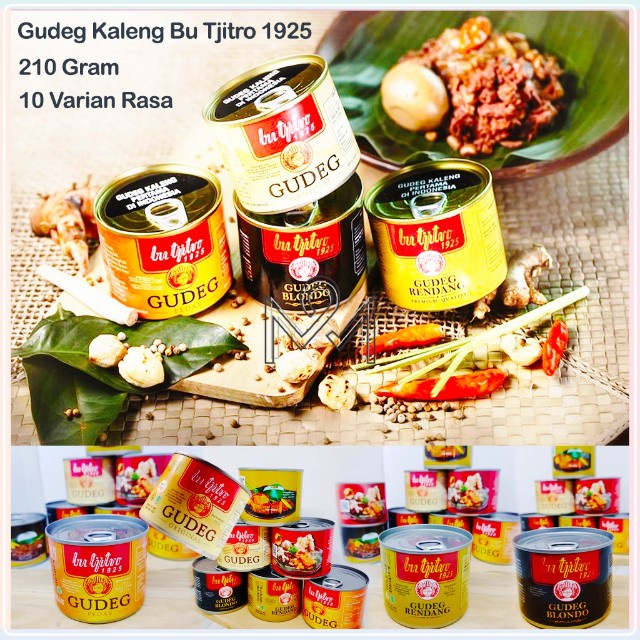 Gudeg Gudek Kaleng Bu Tjitro Citro Jogja 1925 Yu Djum Jum Jogya Bagong Wijilan Kalengan Instan Makan