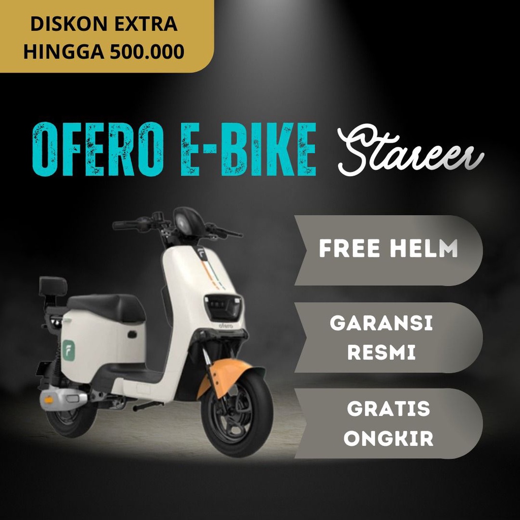 OFERO STAREER SEPEDA LISTRIK // 500 WATT