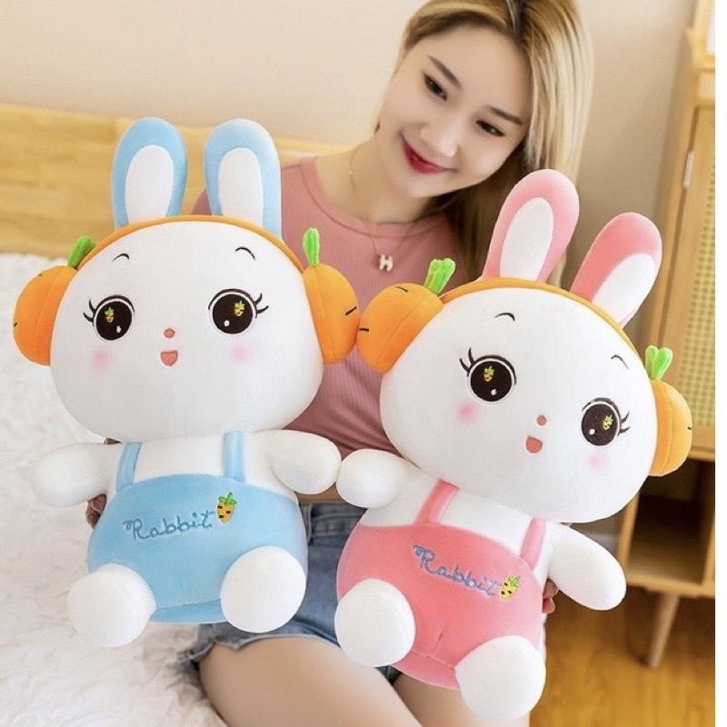 Boneka rabbit walkman bahan yelvo tinggi 50cm berkualitas SNI