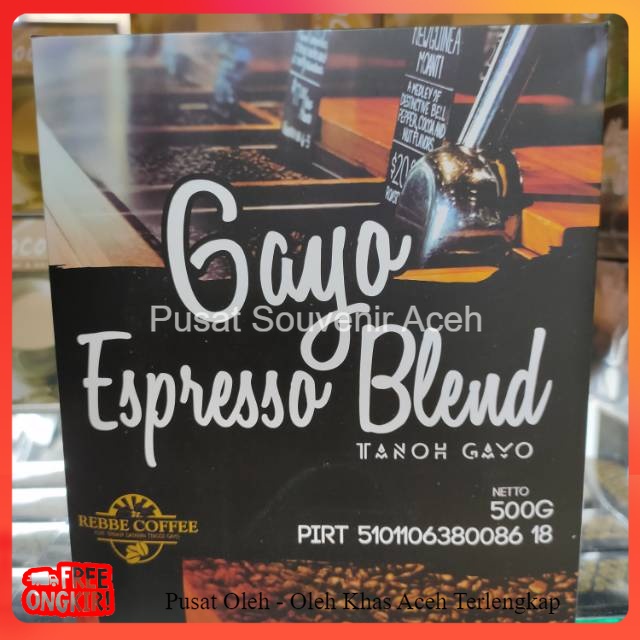 

KOPI GAYO ESPRESSO BLEND GOLD 500 gram | kopi asli gayo