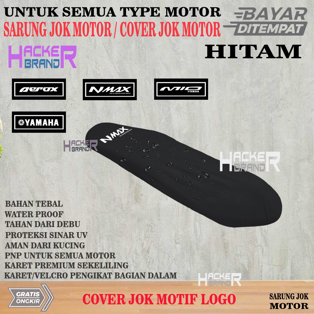 

[COD] Sarung cover penutup jok motor ANTI AIR MURAH Nmax Aerox Mio Lexi Gear Freego Bebek Yamaha Vega Jupiter F1zr Variasi Teks