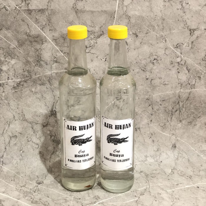 Air Hujan Isi Ulang Air Aki Mobil Botol Kaca KHUSUS INSTAN GOJEK GRAB