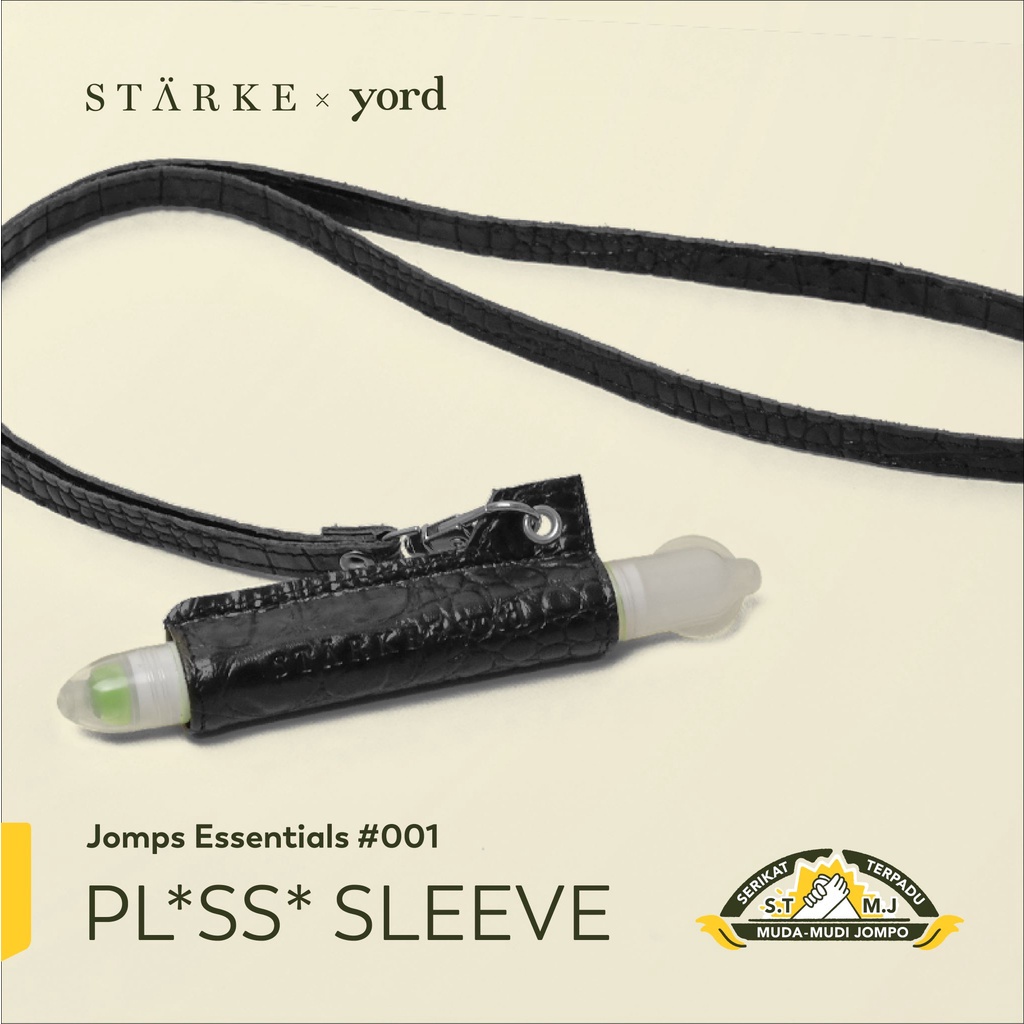 

Lanyard Plossa Sleeve Gantungan Kulit Hitam Cokelat Hijau Minyak Angin Aromatherapy STMJ Jompo Essentials STARKE x Yord