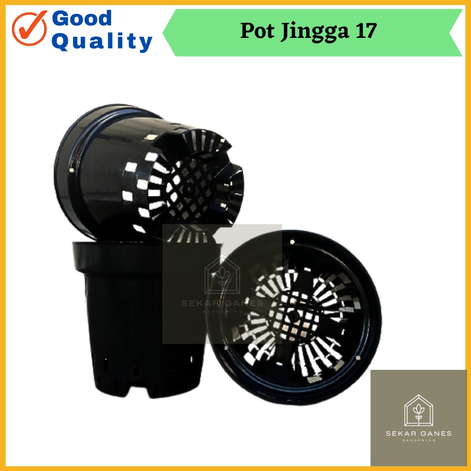 Termurah Pot Plastik Anggrek Jingga Hitam Uk 17 Pot Berlubang Pot Gantung Bunga Anggrek cantik