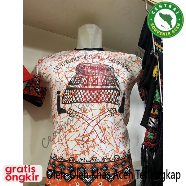 baju kaos aceh