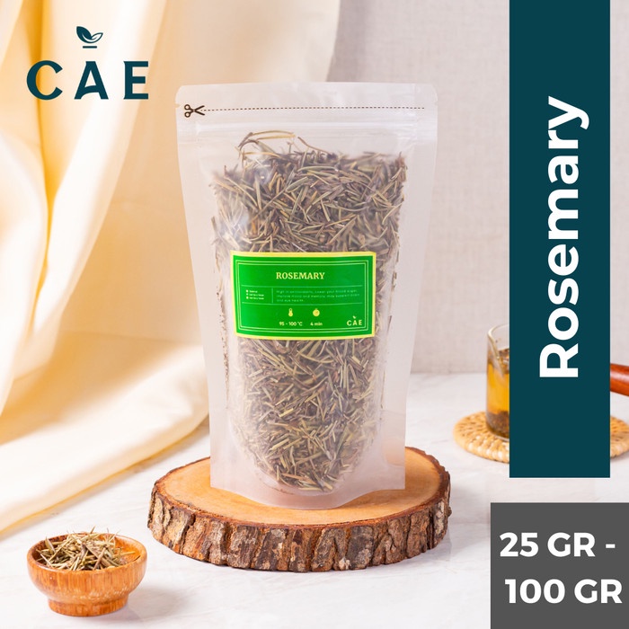 

Dried Rosemary Leaves Daun Rosemary Teh Kering Bumbu Rempah Premium