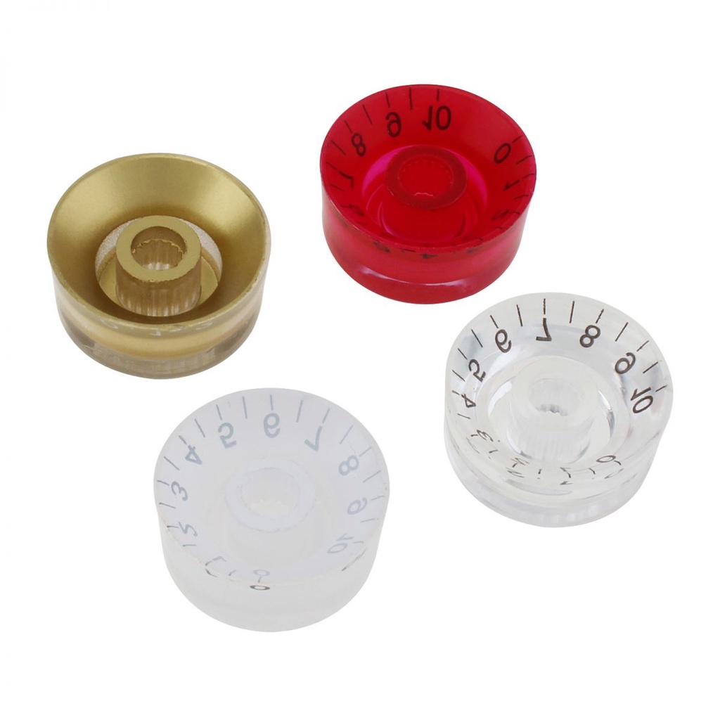 4warna Pilihan Top Hat Speed Volume Tone Control Knob Tombol Volume Pengganti Cocok Untuk LP Bass Gitar Elektrik