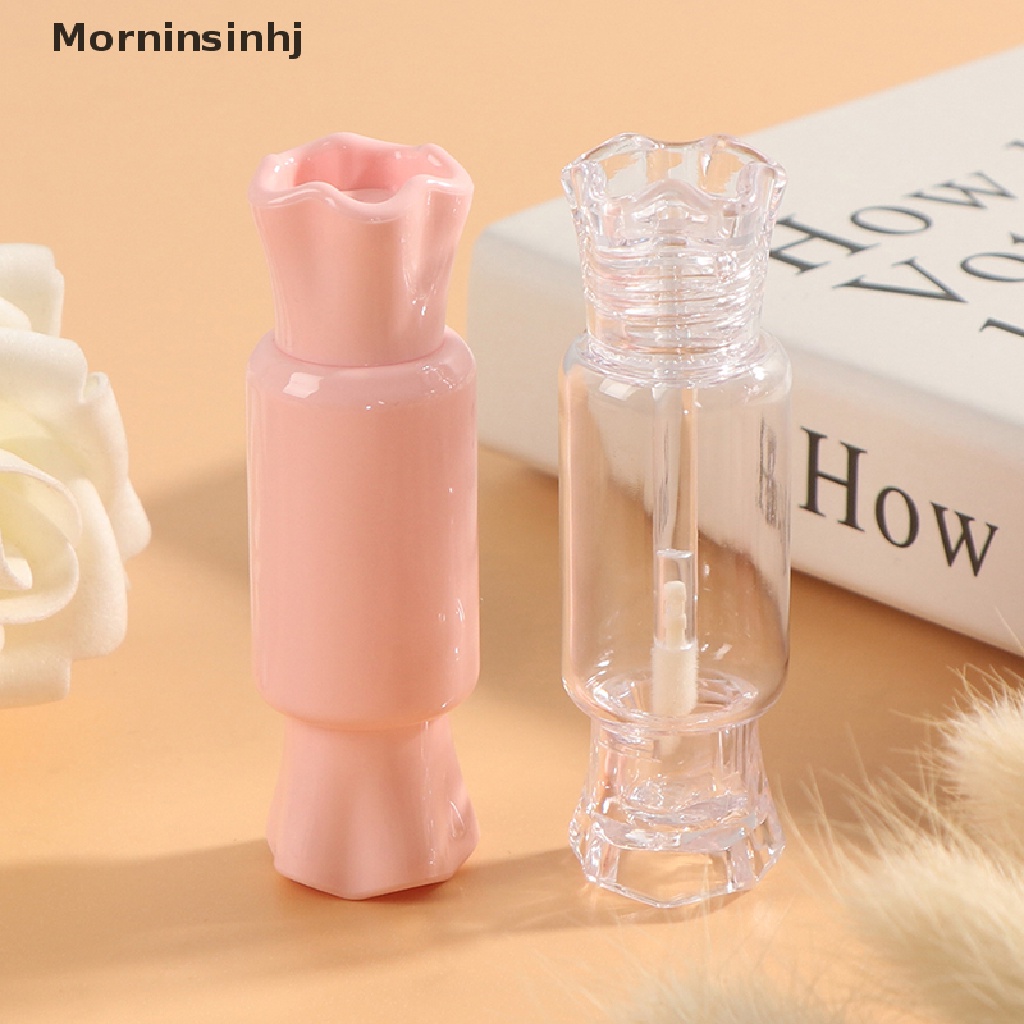 Mornin 5Pcs Menggemaskan Bentuk Permen Kosong Lip Gloss Tabung DIY Wadah Bibir Isi Ulang id