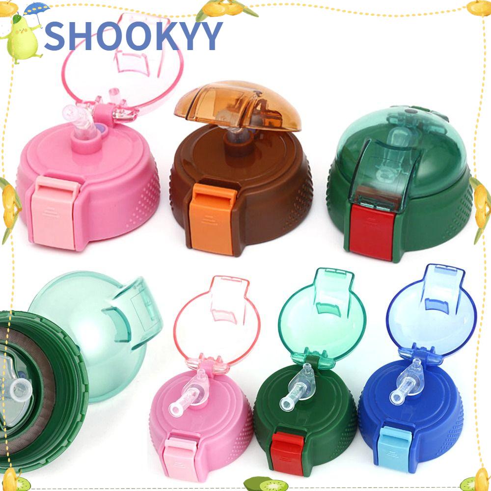 Chookyy 2pcs Children Cup Lid Universal Dengan Sedotan Pengganti Tutup Tumbler Silikon