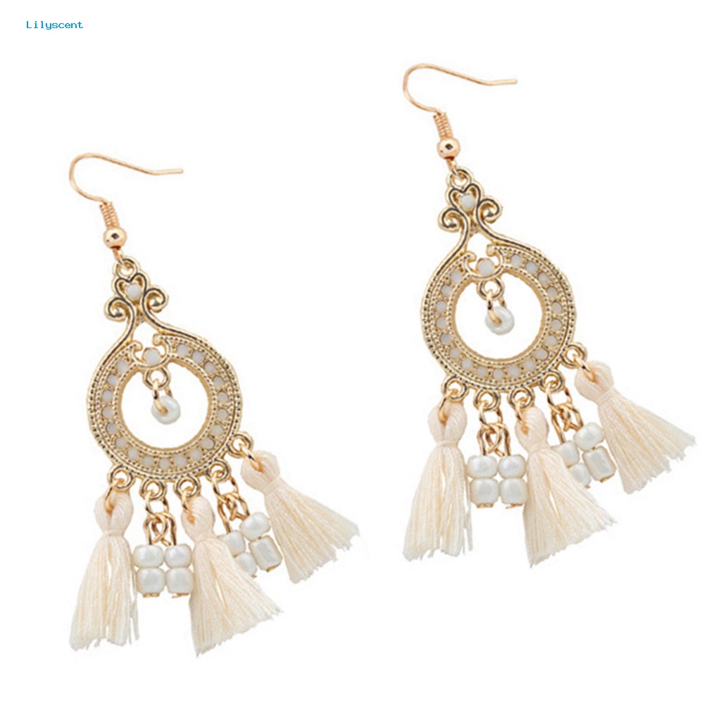 Lilyscent Alloy Women Earrings Untuk Wanita Hias Anting Fashion Tidak Alergi