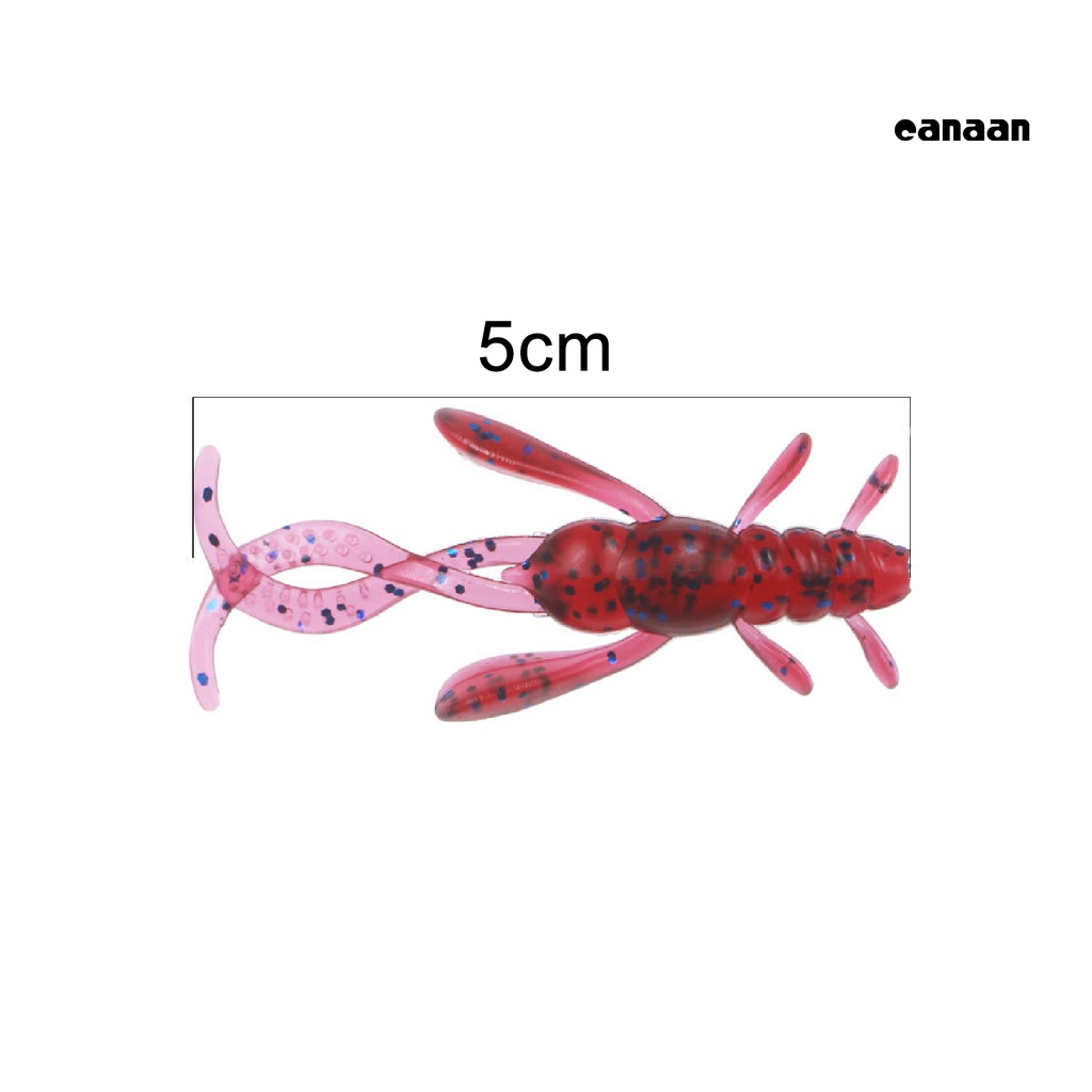 Cnn-5pcs/set 5cm Umpan Ikan Palsu Lembut Buatan Lure Bionic Memancing Aksesoris