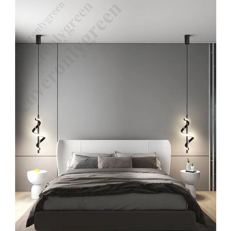 3 Warna Nordic Modern Lampu Dinding Kamar Tidur/Lampu Dinding Ruang Tamu Lampu Dinding Minimalis Lampu Dinding Akrilik Rumah Dekorasi Nordic-Termasuk bola lampu