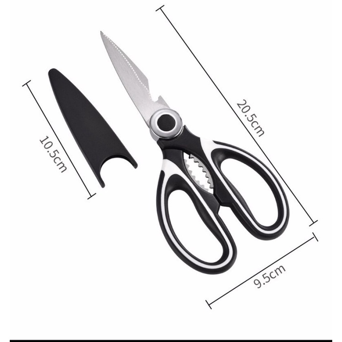Gunting Daging Dapur Besar Pemotong Sayur Buah Ikan Daging / Gunting Dapur Besar Serbaguna