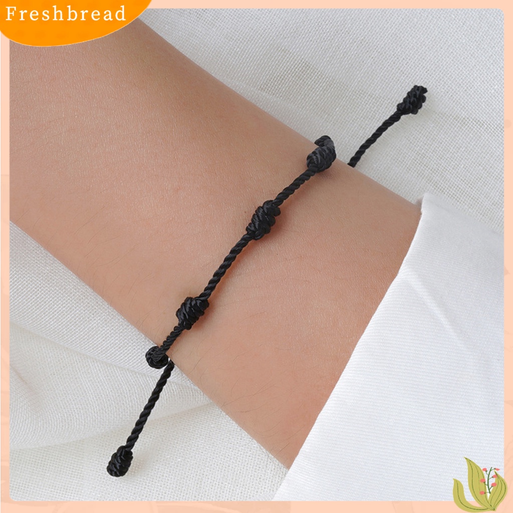 &lt; Freshbread &gt; 7simpul Tali Kuat Unisex Gelang Klasik Adjustable Beruntung Braided Bracelet Perhiasan Aksesoris