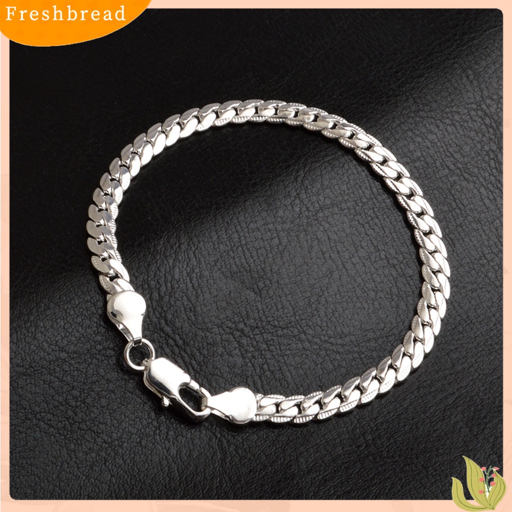 &lt; Freshbread &gt; Unisex Link Gelang Jepang Korea Style Perhiasan Indah Halus Fashion Penampilan Gelang Rantai Untuk Pacaran