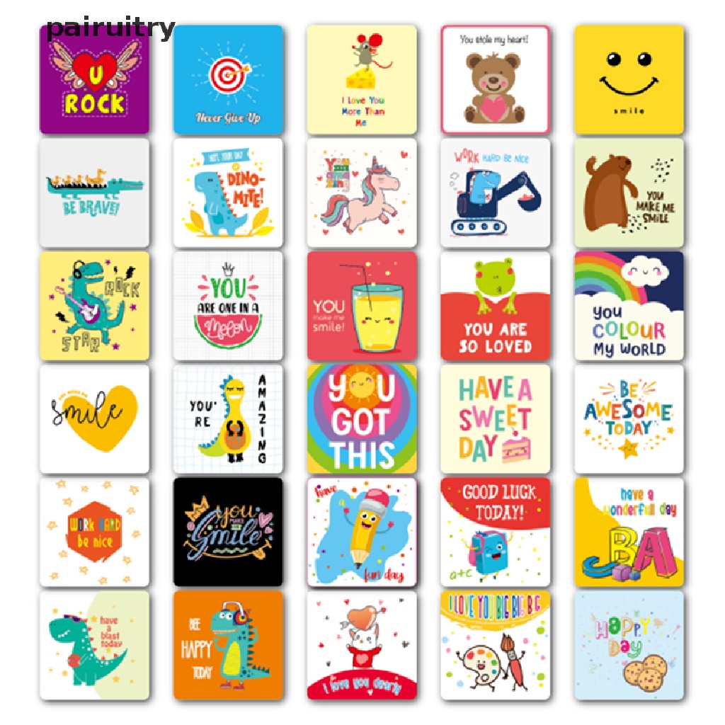 Prt 60pcs Sekat Lunch Box Notes Tempat Bekal Anak Lucu Lunchbox Notes Anak Tk PRT
