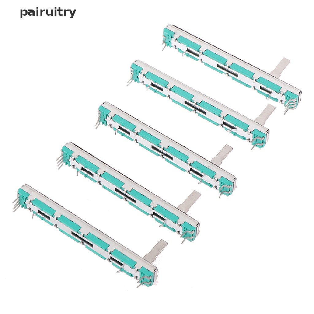 Prt 5Pcs Potensiometer Slide Lurus Double 75MM B103 Mixer Fader B10K PRT