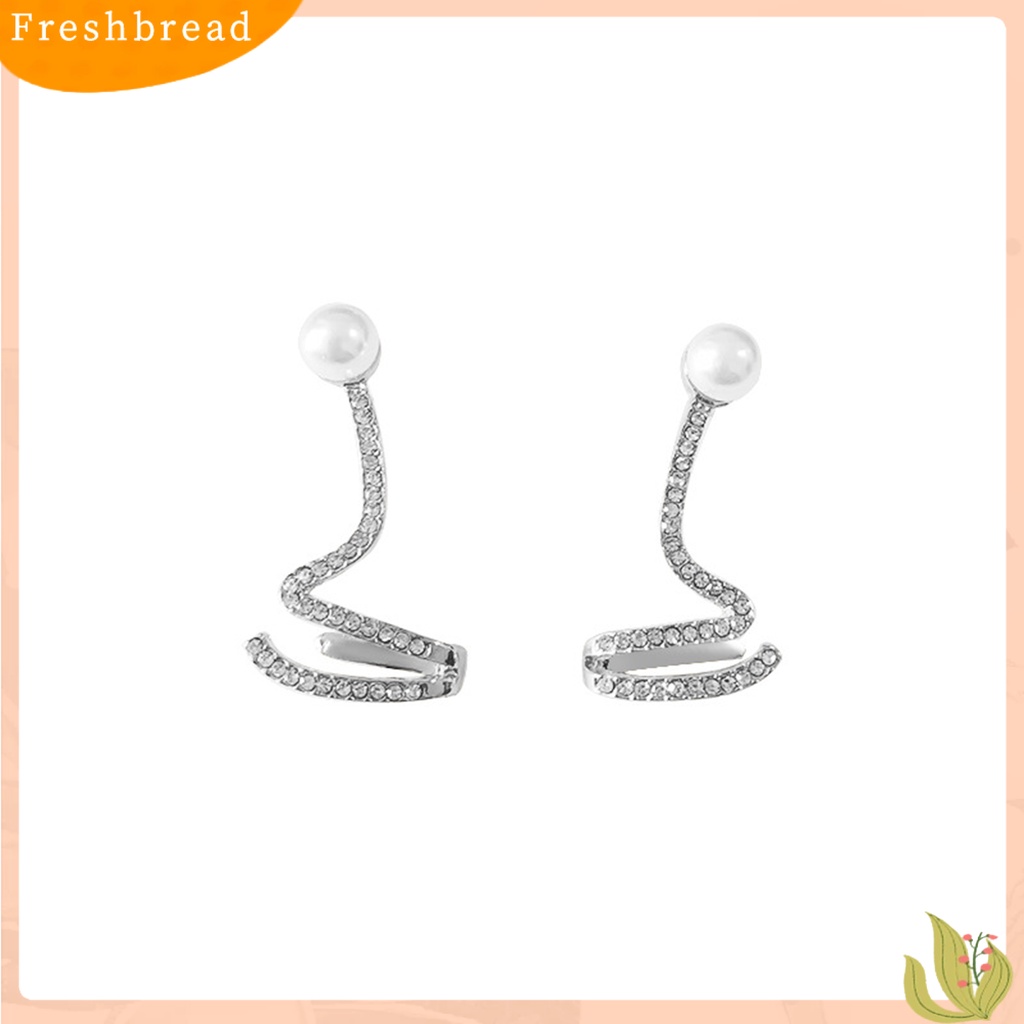 &lt; Freshbread &gt; 1pasang Anting Bersinar Elegan Sehari-Hari Memakai Perhiasan Fashion Wanita Anting Untuk Kehidupan Sehari-Hari