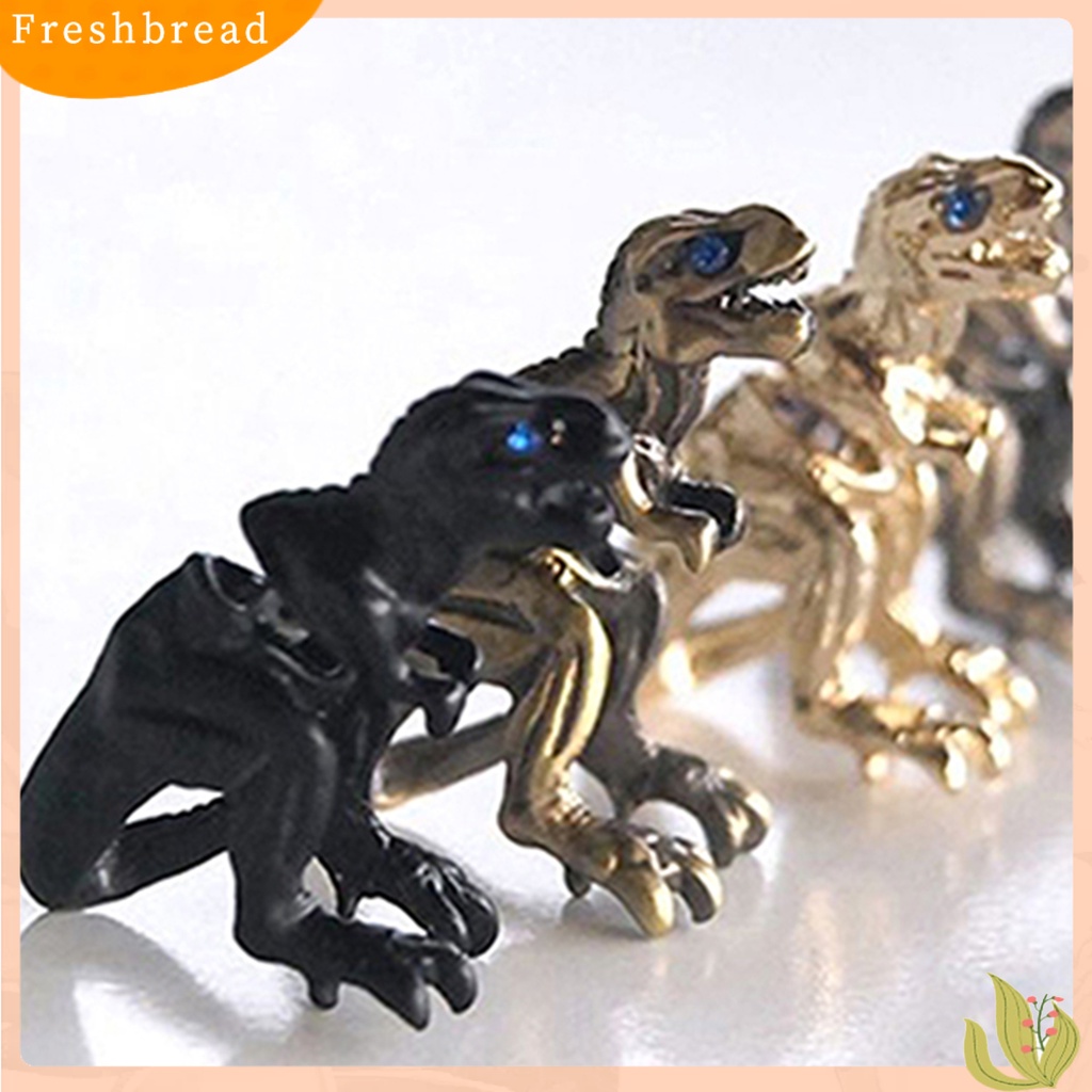 &lt; Freshbread &gt; Ear Studs Punk Bentuk Dinosaurus Alloy Indah 3D Anting Tusuk Hewan Untuk Pesta