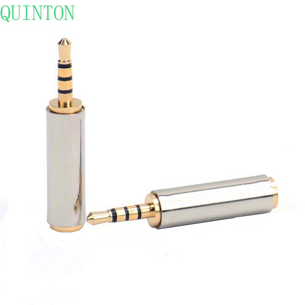 QUINTON Headphone Audio Connector Aux Cable Converter Audio Plug Audio Adapter 3.5mm to 2.5mm Male to Female 2.5 mm to 3.5 mm 3.5 mm Plug Stereo For Mobile Phone Earphone Amplifier