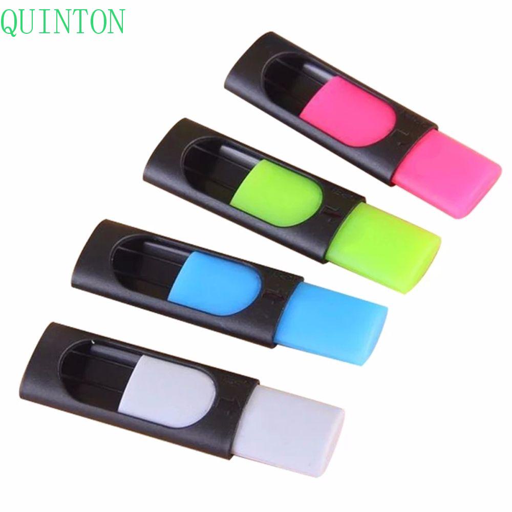 QUINTON Kids Ink Eraser Gifts For Erasable Pen Rubber Eraser Students Solid color Stationery Children Office School Supply 50mm*20mm Friction