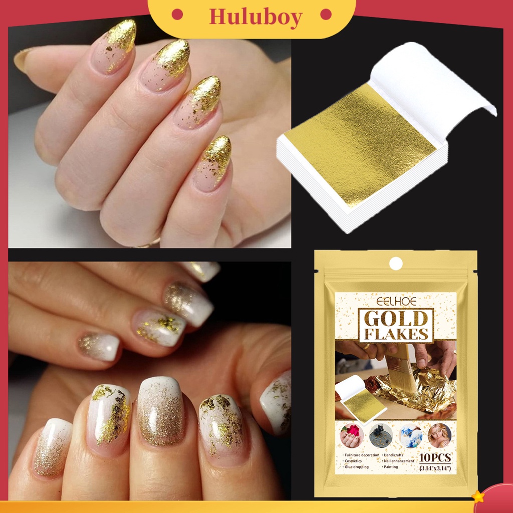 {In Stock} 1tas Kuku Foil Payet Saturasi Tinggi Jumlah Yang Mencukupi Eye-catching Nail Art Foil Sequin Glitters DIY Kerajinan Tangan Dekorasi Perlengkapan Kuku