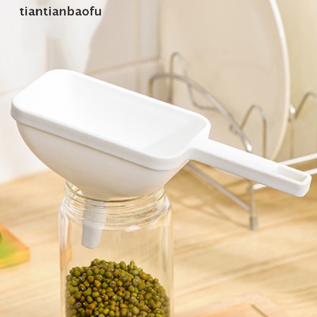 [tiantianbaofu] Jepang Dengan Handle Corong Isi Cairan Dispensing Selai Salad Untuk Toples Kaleng Butik