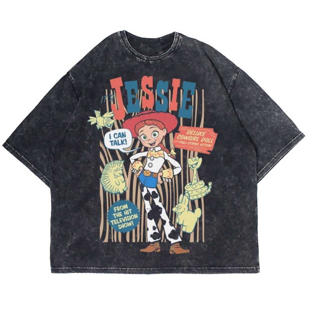 Patternmerch "toy story jessie deluxe cowgirl" Oversize T-shirt | washed tee | kaos vintage