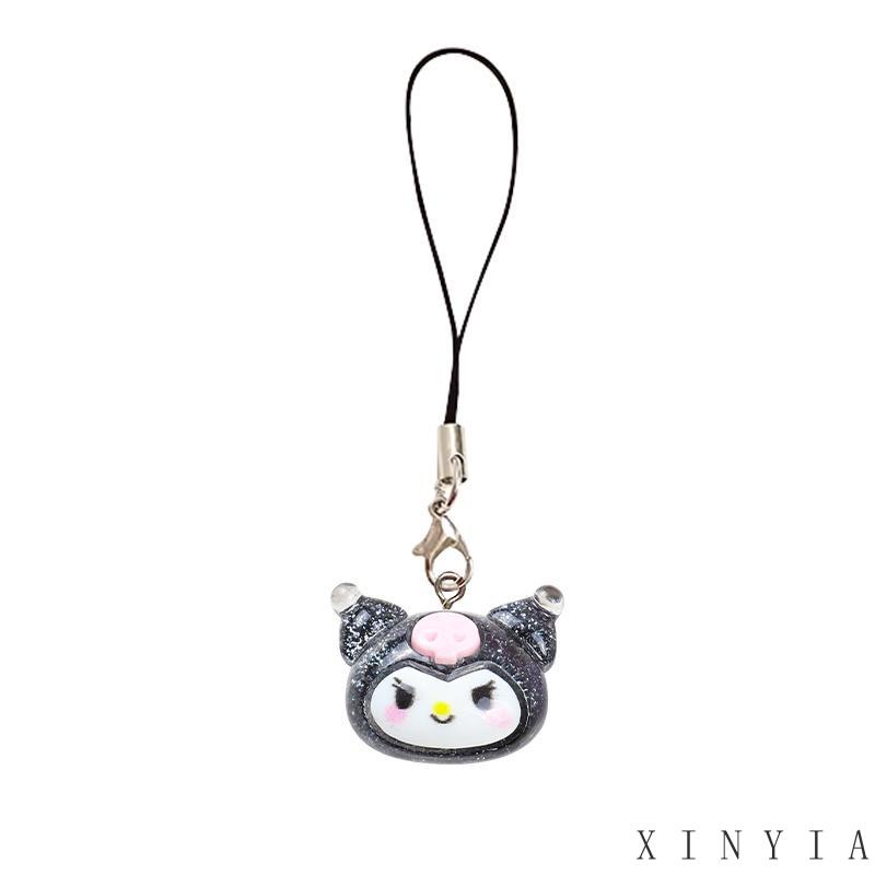 [xinyia.id11] Liontin Telepon Glitter Transparan Pochacco Cinnamoroll Lucu USB Flash Disk Tas Pendant Lanyard