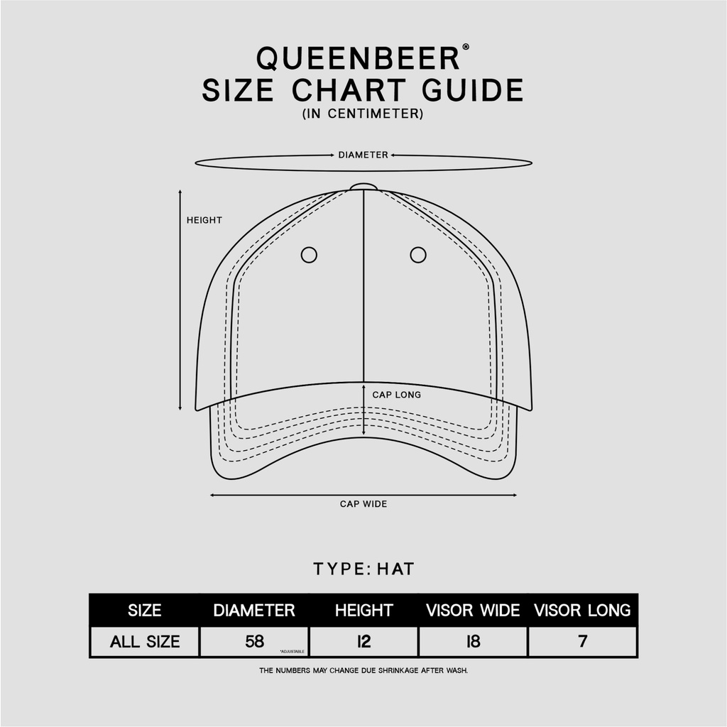 QueenBeer - Baseball Hat Hydeo Blue Black