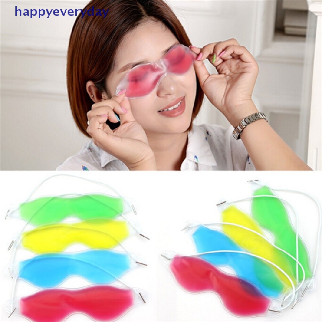 [happy] Gel Eye Mask Cold Pack Warm Hot Panas Es Dingin Menenangkan Mata Capek &amp; Pad Sakit Kepala [ID]