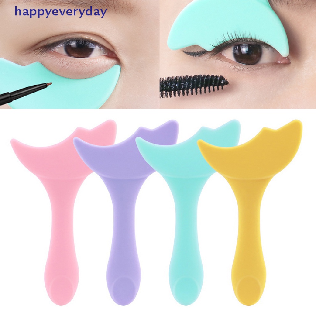 [happy] Makeup Beauty Eyeliner Eyeshadow Maskara Stensil Model Template Shaper Wingtip [ID]