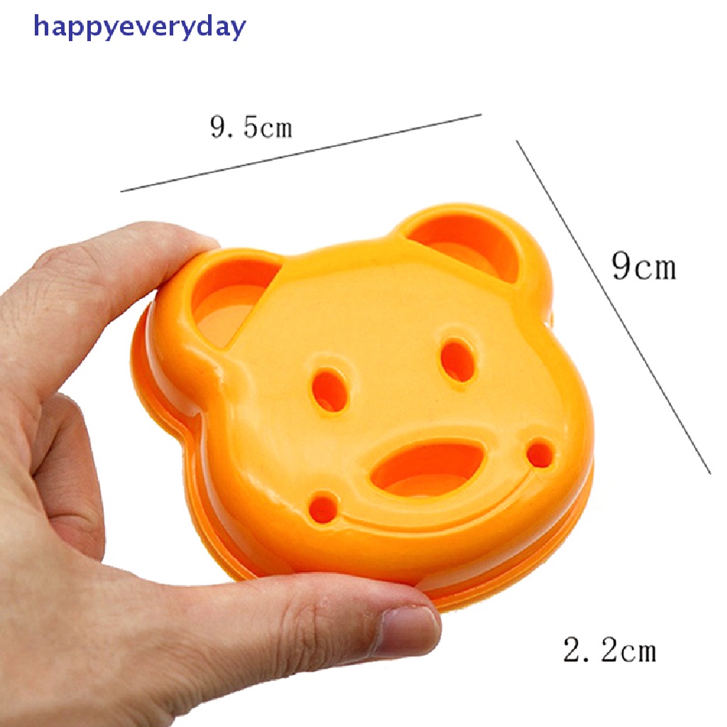 [happy] Cetakan Sandwich Kartun Roti Beruang Cookie Cake Cutter Mold Tools Dapur Cupcake [ID]